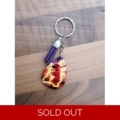 Pikachu The Movie Sublimated Keyring